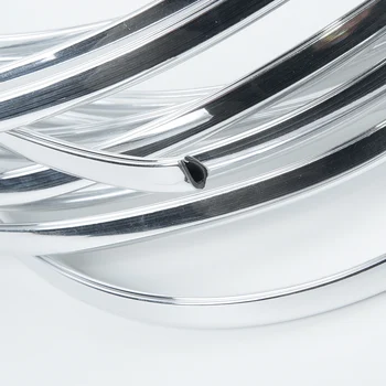 

6M 20FT Roll U-shape Chrome Car Edge Guard Protector Moulding Trim Molding Strip