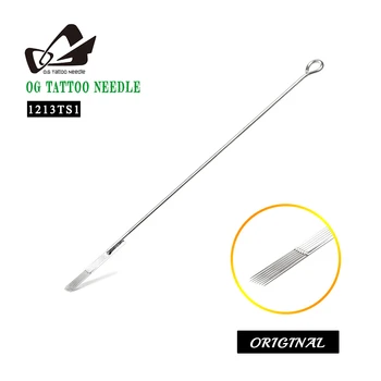 

OG Tattoo Needles Safety Curved High Quality Permanent Makeup Surgical Steel Easy Click 1213ts1 Needles For Tattoo Machine Hot