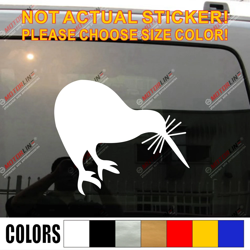 KIWI Bird New Zealand Zelanian Decal Sticker Car Vinyl pick size color no bkgrd bCar Stickers