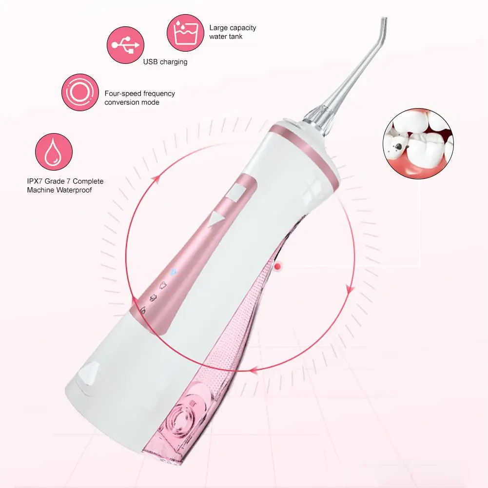 

3Colors Electric Water Flosser Oral Irrigator Dental Hygiene Floss Dental water flosser Jet Cleaning Tooth Mouth Denture Cleaner