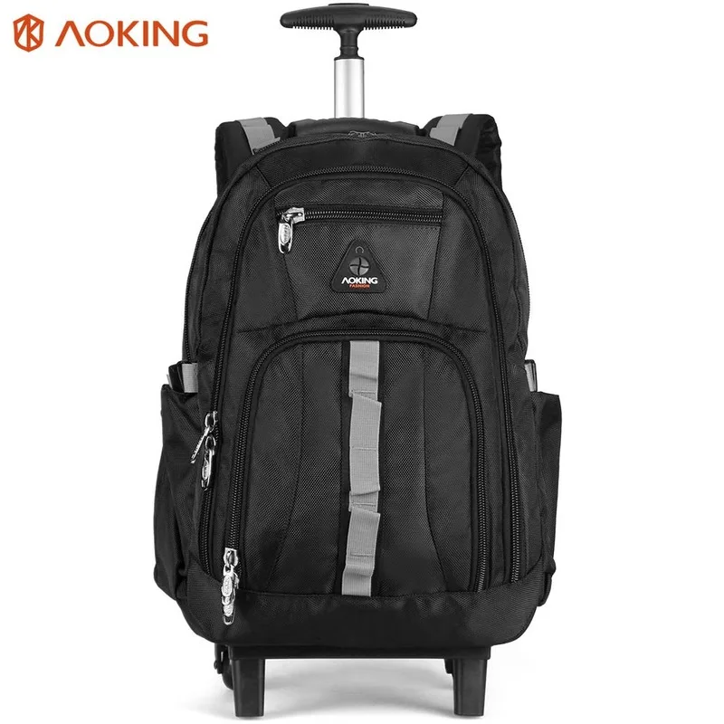 

Men's Trolley Backpack Luggage Large Capacity Travel Trolley Bags Waterproof Simple Design Carry-ons Backpack Bags