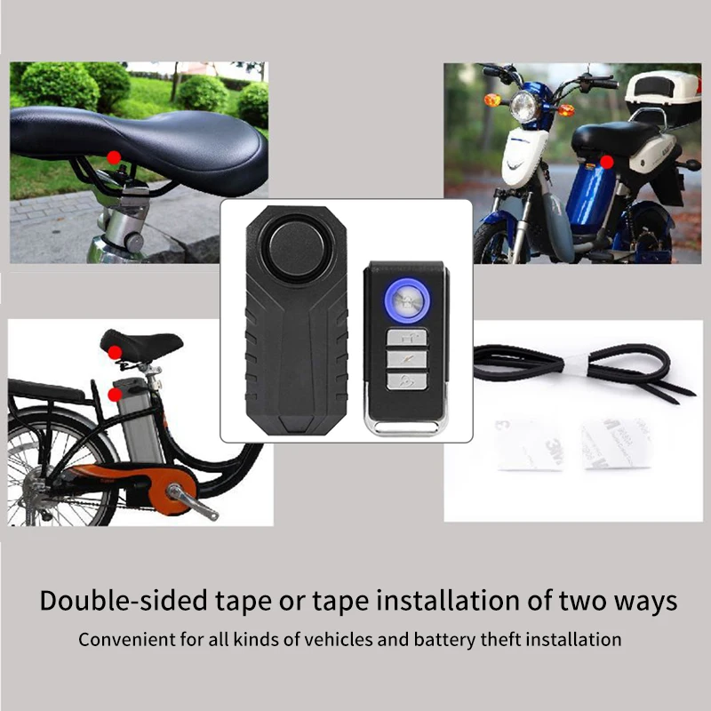 bicycle alarm with remote