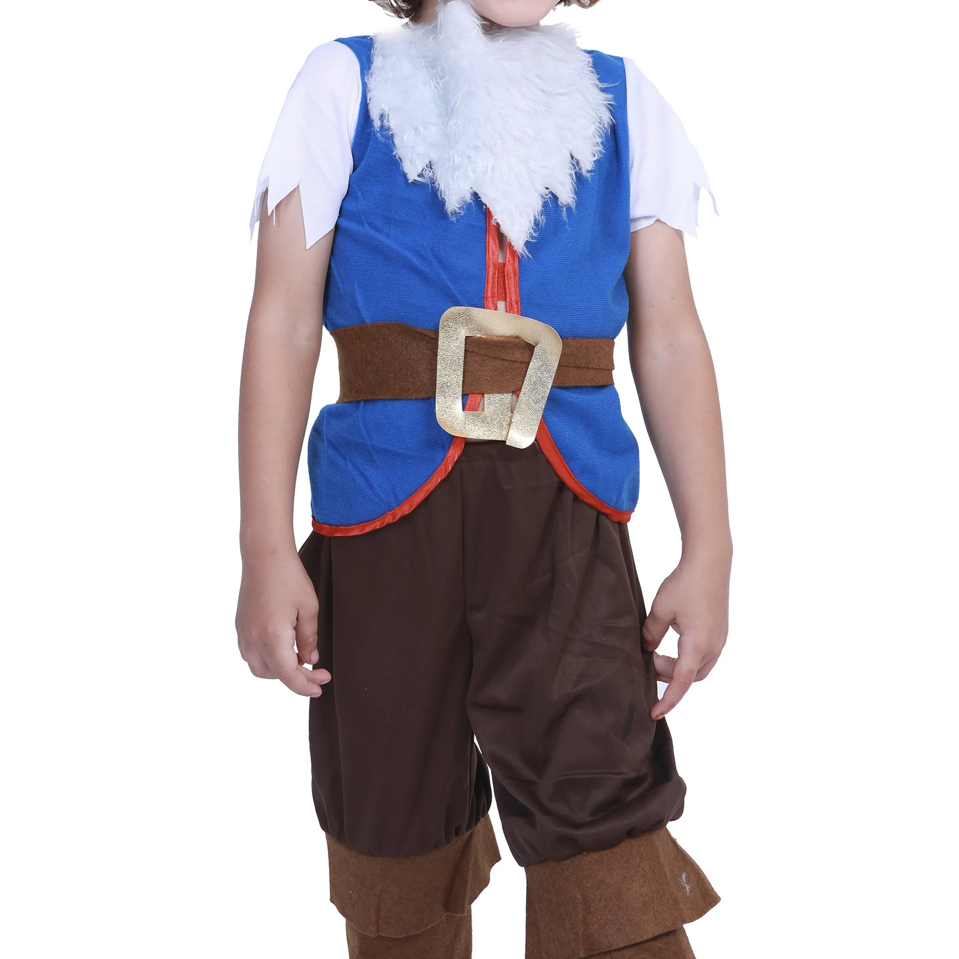 Рождественский эльф для малышей костюмы на Хэллоуин детей сказочные семь гномов