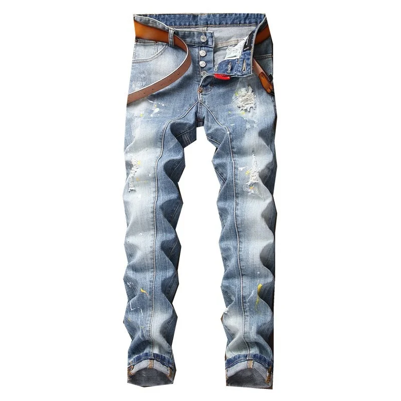 dsq Jeans European Italy Style Jeans Brand Men Slim Jeans Pants Mens