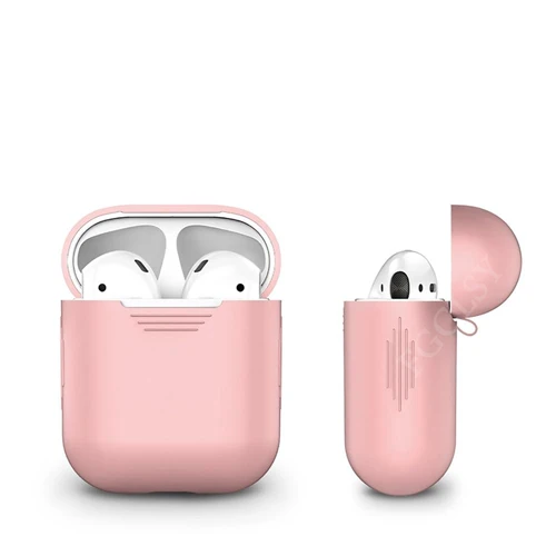 FGCLSY Мягкий ТПУ силиконовый чехол для наушников для AirPods противоударный защитный чехол Аксессуары для Apple Airpods зарядная коробка - Цвет: pink