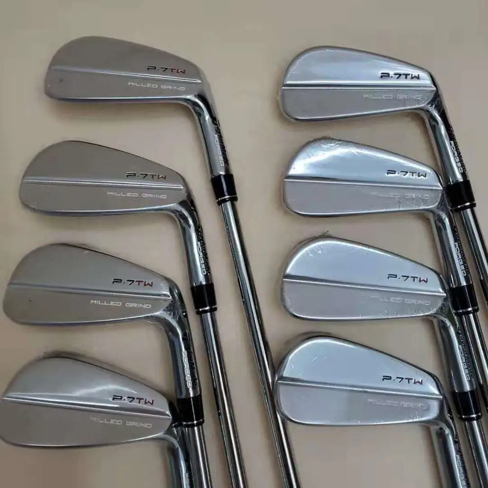

Brand New P-7 TW Iron Set P7 TW Golf Forged Irons 3-9Pw R/S Flex Steel/Graphite Shaft Golf iron sets With Head Cover