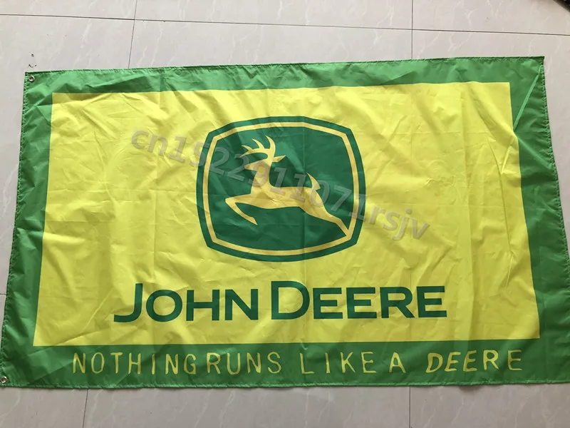 3ft x 5ft 3 x5ftI JOHN DEERE баннер, флаг, вывеска-зеленый и желтый принт баннер, флаг из полиэстера Размеры 150*90 см
