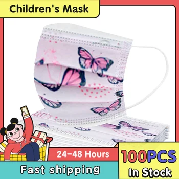 

10PCS Children's Mask Disposable Facemask Protective Cotton For Children Mascarillas Ninos Mascarilla Tela Con Filtro Caretas