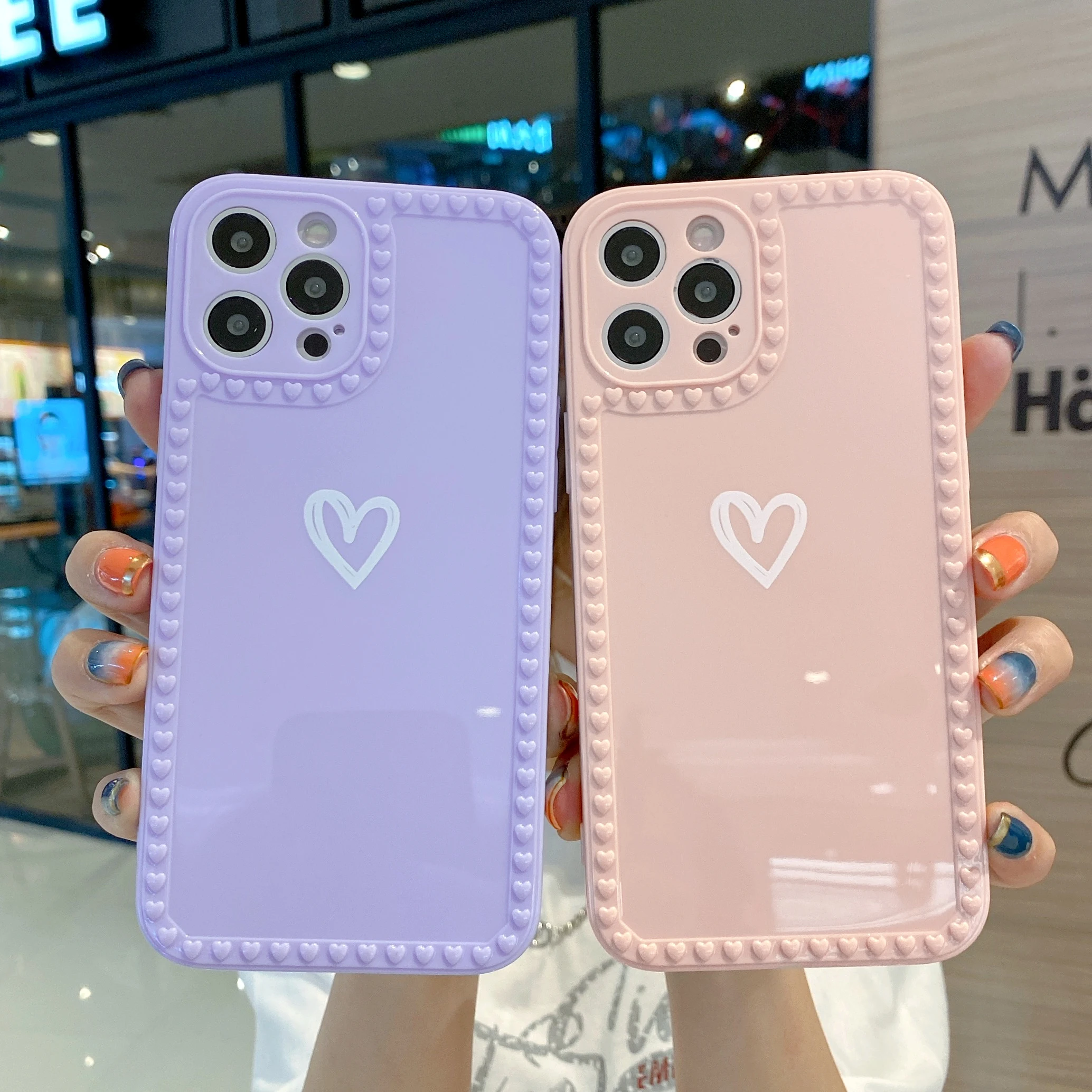 Cute Lovely Luxury Silicone Shockproof for iphone 11 case 12 Pro Max X XS XR 7 7Plus 8Plus 6P 6S 6 SE TPU Back Cover Girl | Мобильные