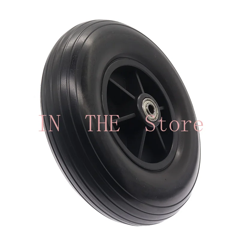 high quality 8 Inch PU Wheel 200x50 Solid Front Tire chair Parts Universal