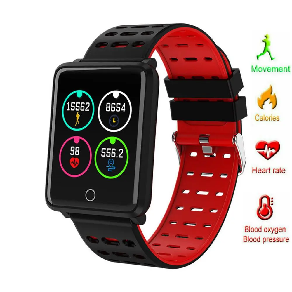 

F3 1.44" Color Screen Smartwatch Waterproof Smart Bracelet Heart Rate Blood Pressure Monitoring GPS Track Movement Health Watch