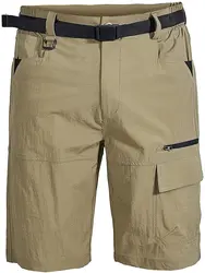 Bermuda de plage pour hommes, Shorts Cargo extensibles, à poches multiples, à séchage rapide, décontractés, pour Jogging et plein air 