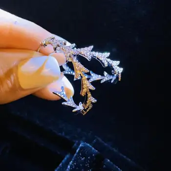 

Trendy Geometry Hoop Earrings Dubai Ear Women Bridal Wedding Jewelry Aperture Earring pulseras mujer moda E9604