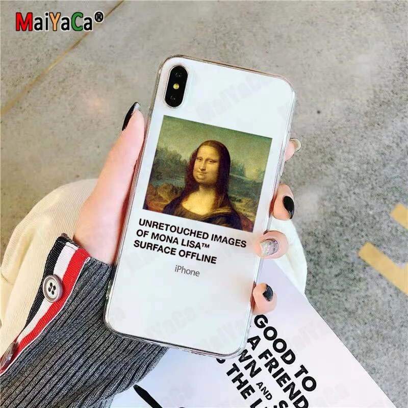 MaiYaCa Positive Good Vibe Happy Trust Funny TPU Transparent Phone Case for iPhone 11 pro XS MAX 8 7 6 6S Plus X 5 5S SE XR