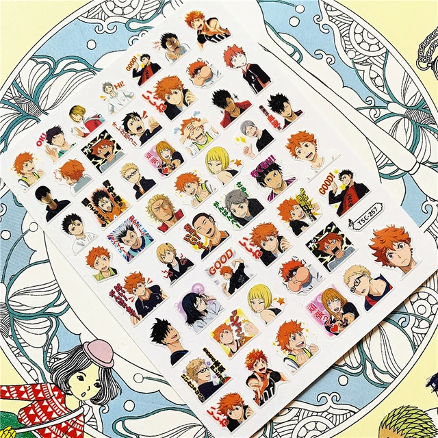 TSC-212 TSC-213 Cartoon anime character 3D Back glue Nail Art Stickers Decals Sliders Nail ornament decoration TSC-257 N