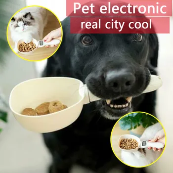

800g Pet Food Measuring Scale Cup For Dog Cat Feeding Bowl Kitchen Scale Spoon Scoop Cup Portable With Led Display 19NOV28
