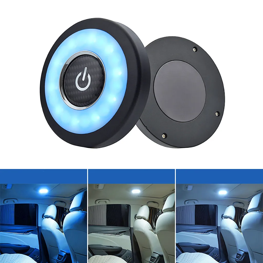 

Universal USB Rechargeable LED Car Reading Light Interior Roof Doom Lamp Magnetic LED Car Styling Night Light #LR25
