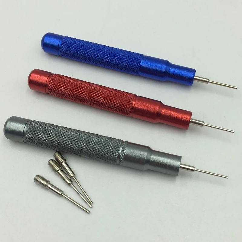 1 компл. Pin Punch Набор 3-Watch Band Link Pin Remover с запасными наконечниками для ремонта часов