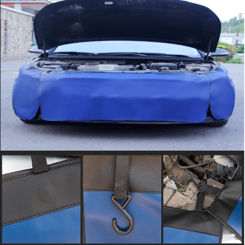 3 pieces universal magnetic fender cover foldable protector mechanical work mat auto repair mat Car Fender Protector