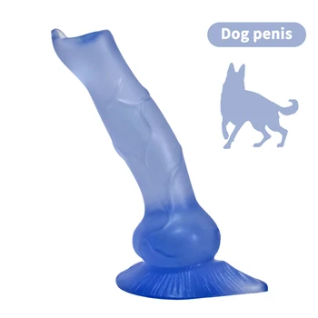 Dog Dildo Simulation Penis Adult Products Strong Sucker G-Spot Vaginal Stimulator Female Massage Masturbation Sex Toys for Woman 1