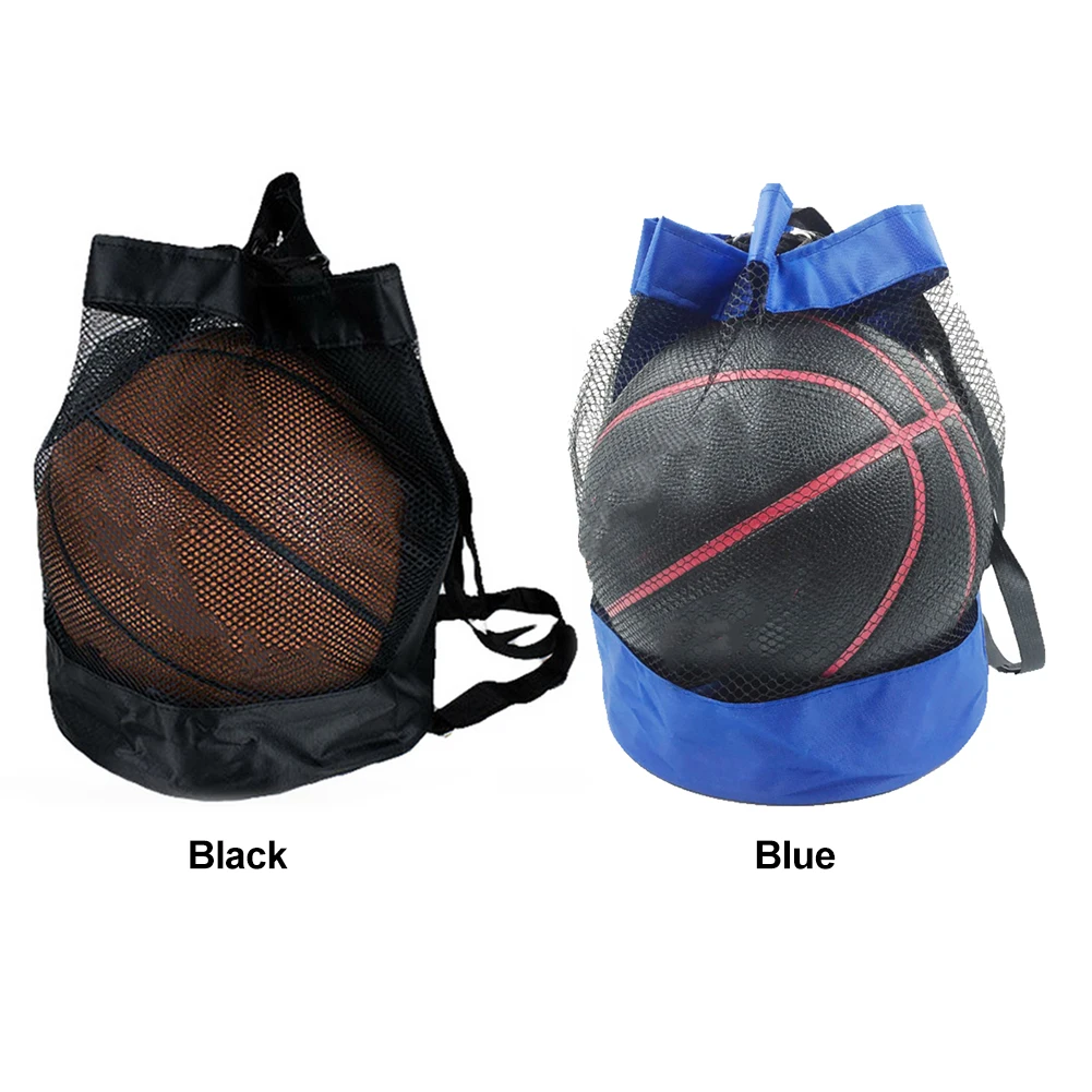 Большая вместительность, многофункциональная баскетбольная сумка из ткани Оксфорд, Сетчатая Сумка, переносная футбольная сетка для хранения, для улицы, Кроссбоди, прочная