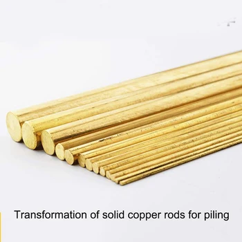 

Model Hand-made Piling Transformation Solid Copper Rod 0.8-3.0mm Long 150MM
