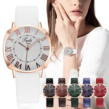 

TADI Women's Sleek Minimalist Leather Belt Analog Wrist Ladies Quartz 2020 Fashion High-end Bracelet for Women's wristwatch