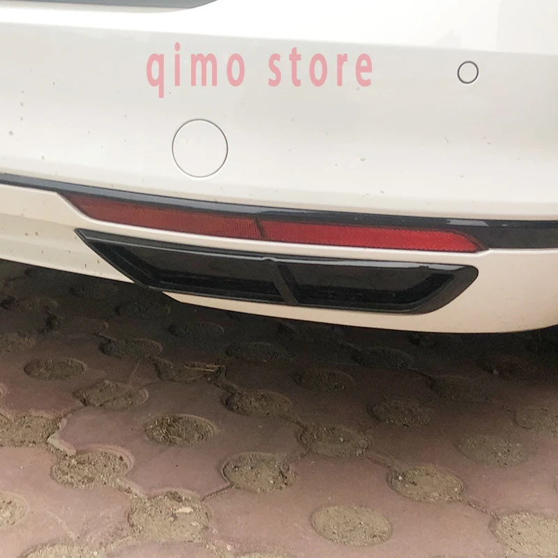 Car Exhaust Cover Styling For vw's Passat B8 Variant Body kit Chrome Accessories Four Exhaust Decoration