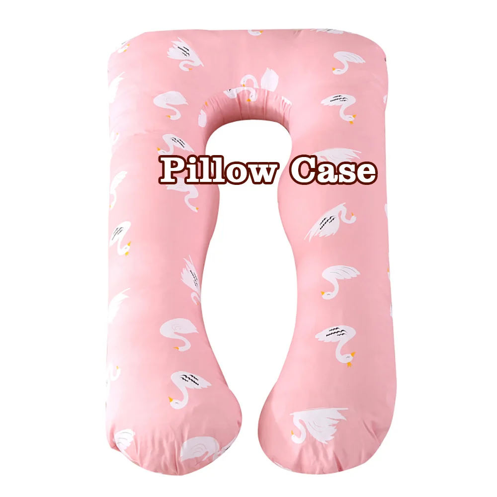 Милый чехол для подушки для беременных с принтом Gravida u-образная поясная подушка чехол многофункциональная боковая защита наволочка для беременных женщин - Цвет: swan