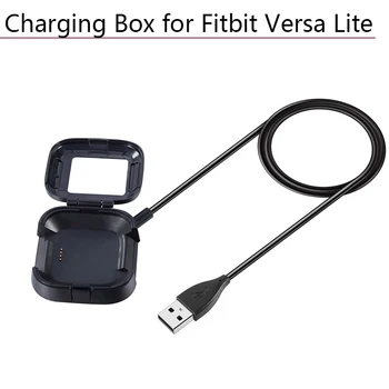 

1 M Charger Cable for Fitbit Versa Lite for Fitbit Versa Smartwatch Replacement USB Power Charging Holder Case Box Accessories