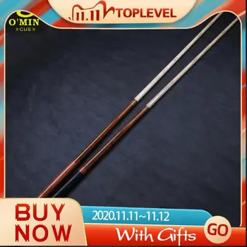

O'MIN B52 BOMBER Punch&Jump Cue 3-Piece Punch&Jump Kit Cue 14mm Tip Hand-made Punch Stick Billiard Cue Billiard Punch&Jump Stick
