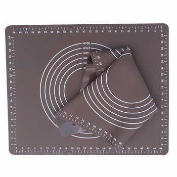 

50x40cm Silicone Baking Mat Pizza Dough Maker Pastry Kitchen Gadgets Cooking Tools Utensils Baking Mat Cooking Mat Cooking Mat