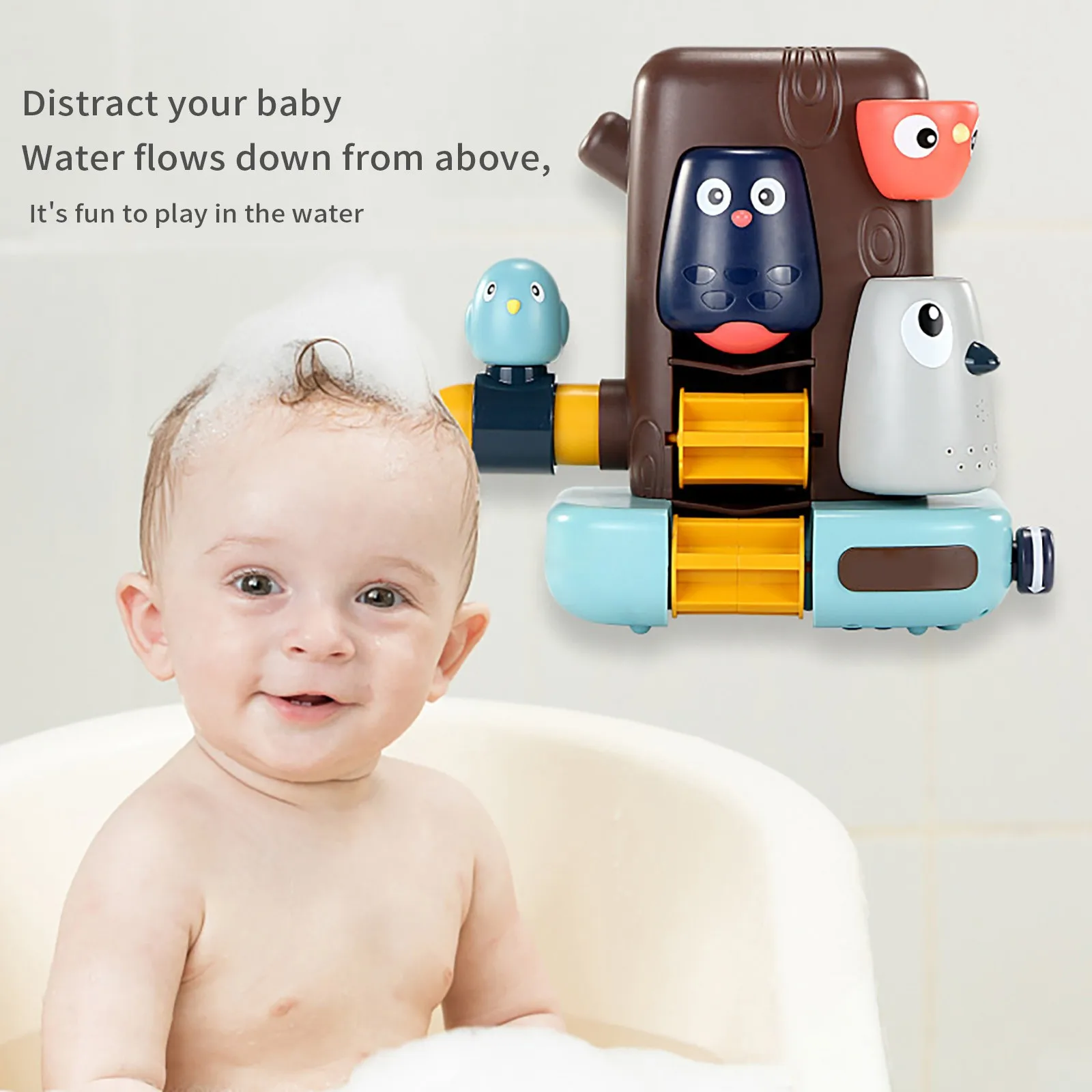 Bath Toys Learning Bathroom Tree House Shower Toy Interactive Fun Bath