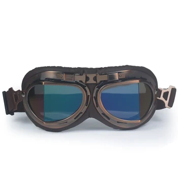

Universal Silver Frame Goggles Motorcycle Glasses Motocross Helmet Goggle Offroad Eyewear Outdoor