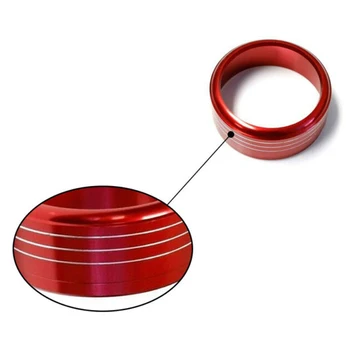 

Set AC Ring Knob Red Climate Covers For Subaru Impreza WRX/STi Interior