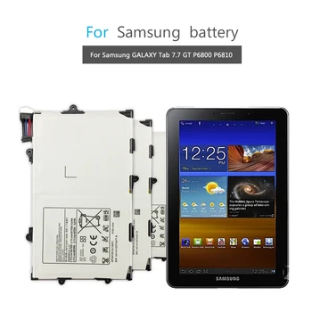 

Tablet Li-Polymer Battery For Samsung GALAXY Tab 7.7 P6800 P6810 GT-P6800 GT-P6810 Replacement Battery SP397281A(1S2P) 5100mAh
