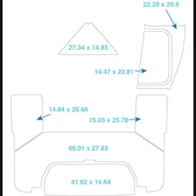 Cobalt R7 для серфинга, для плавания, для транца и лука, для лодки, EVA, Тиковый настил, 1/" 6 мм