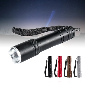 

Telescopic 3-mode Zoom Portable Mini Flashlight Torch Light By 18650