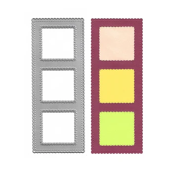

Frame Metal Cutting Dies Scrapbooking Embossing Folders for Card Making Craft Stencil Hobby Punching Stencil