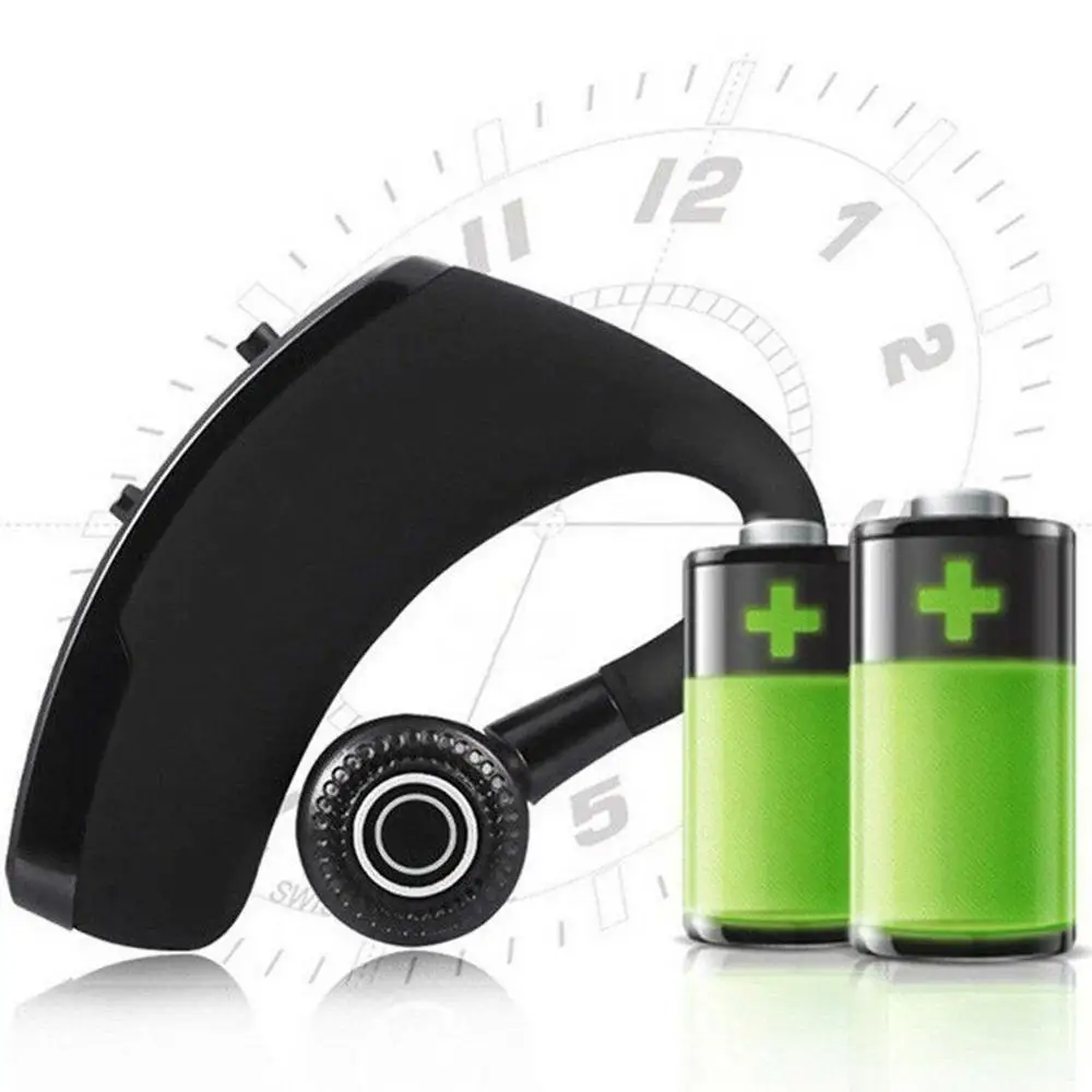 V9 Handsfree Wireless Bluetooth Earphones Noise Control Business Wireless Headset with Mic for Driver Sport iPhone Smartphones V9 Handsfree Wireless Bluetooth Earphones Noise Control Business Wireless Headset with Mic for Driver Sport iPhone Smartphones