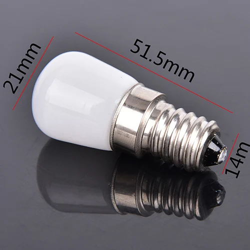Мини E14 COB светодиодный светильник Blub 2835 SMD стеклянная лампа для холодильника холодильник морозильник швейная машина Домашний Светильник ing