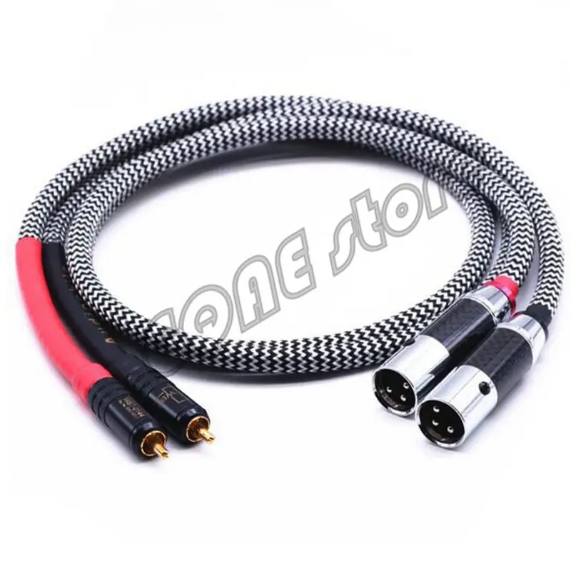 HI-End Бесплатная доставка 1 пара 0144 RCA штекер к XLR Штекерный разъем Hifi аудио AMP CD DVD