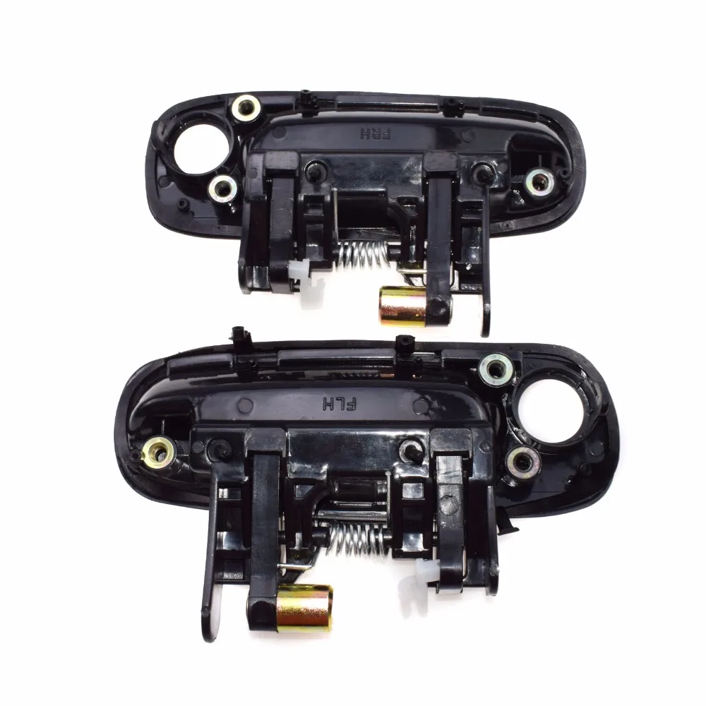 Черная Наружная ручка двери передняя правая левая 6921002040 для Toyota Corolla Chevrolet Chevy Prizm