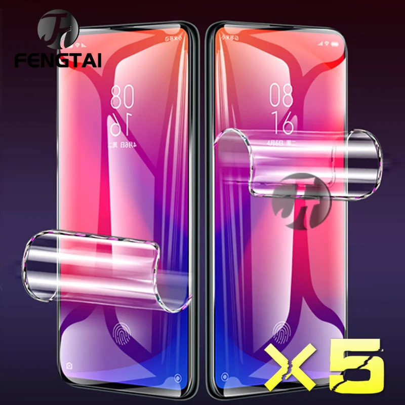 

5pcs Hydrogel Soft Film Full Cover for Redmi Note 8/9/7 Pro Screen Protector Redmi Note 8t/9s 9 Pro Max Screen Protective