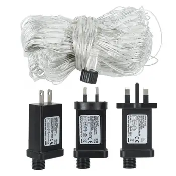 

3x2m 200LED Net Shape LED Mesh Light Lamp with Transformer for Indoor Outdoor Decor LED Icicle String Lights Christmas Light