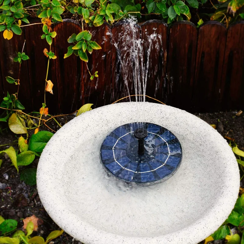 Floating Solar Garden Fountain 180L / H Submersible Brushless Water