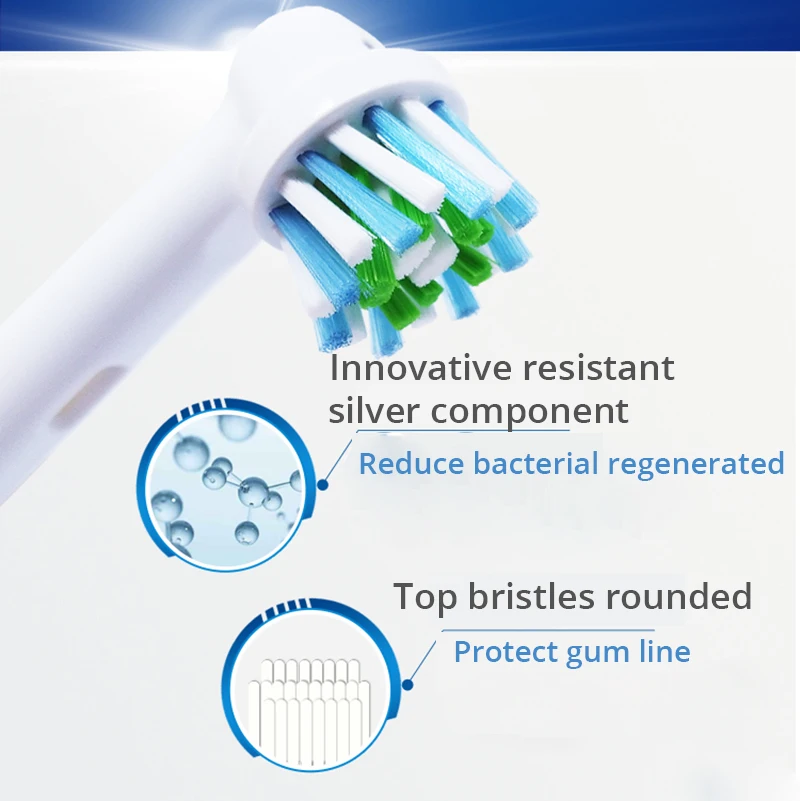 Сменные насадки для зубной щетки Oral b ручка электрической B 4 сменные головки в