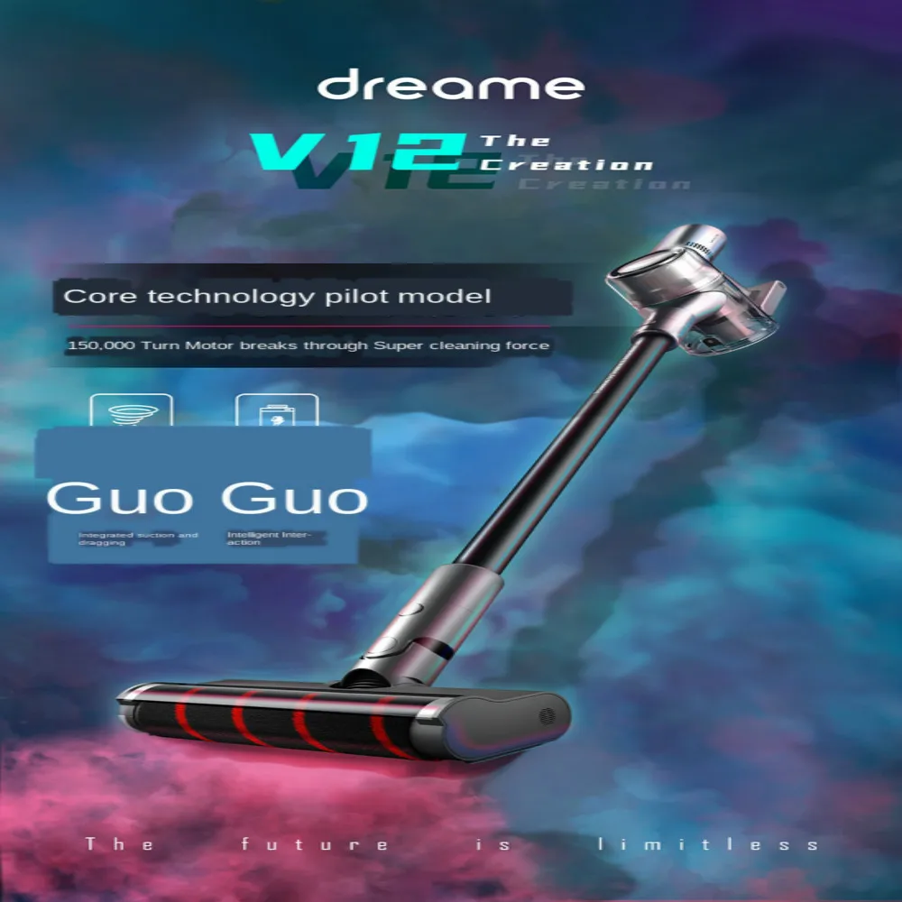 US $454.35 Dreame V12 Handheld Wireless Vacuum Cleaner OLED Display Portable Cordless 27kPa All In One Dust Collector Floor Carpet Cleaner