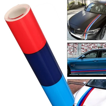 

Racing Stripe 3 Color Flag Vinyl Decal Bumper Hood Sticker Decoration Suitable For Any Car Made Of High Quality Material