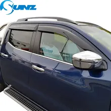 Car door visor For ISUZU ELF 1995-2004  Black side window deflectors rain guards For Isuzu ELF 1995-2004 car accessories SUNZ